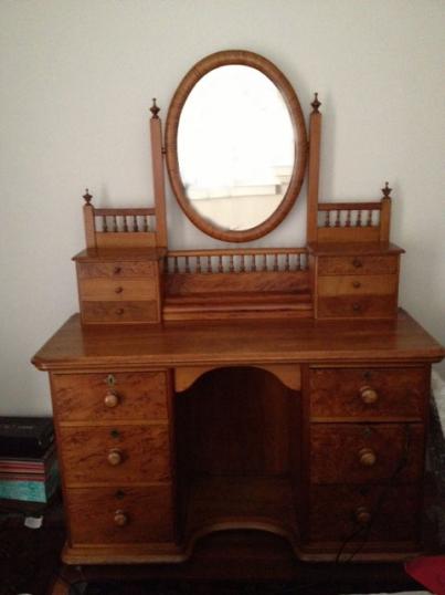New Zealand Colonial Kauri Dressing Table